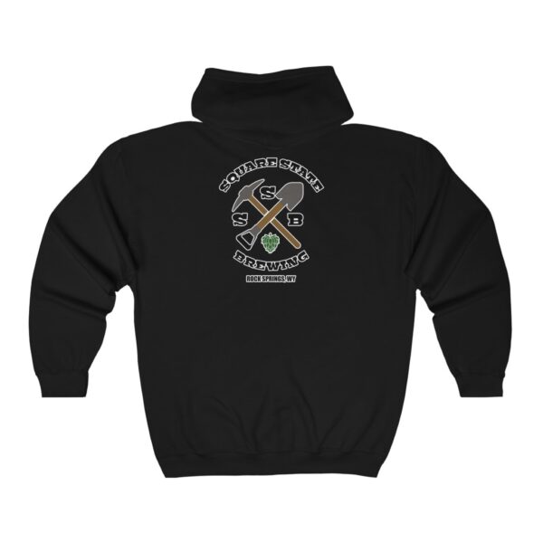 Square State Brewing Men's Zip Hooded Sweatshirt - Image 4