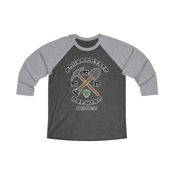 Square State Brewing Unisex Tri-Blend 34 Raglan Tee