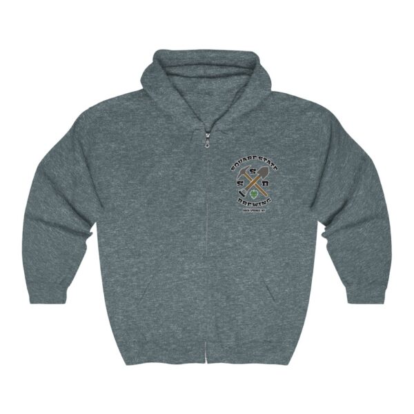 Square State Brewing Men's Zip Hooded Sweatshirt - Image 5