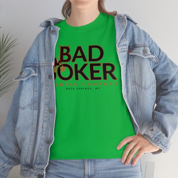 Bad Joker Brewing Company Men's Heavy Cotton Tee - Image 38