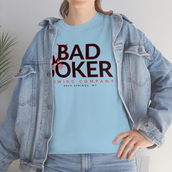 Bad Joker Brewing Company Men's Heavy Cotton Tee - Image 46