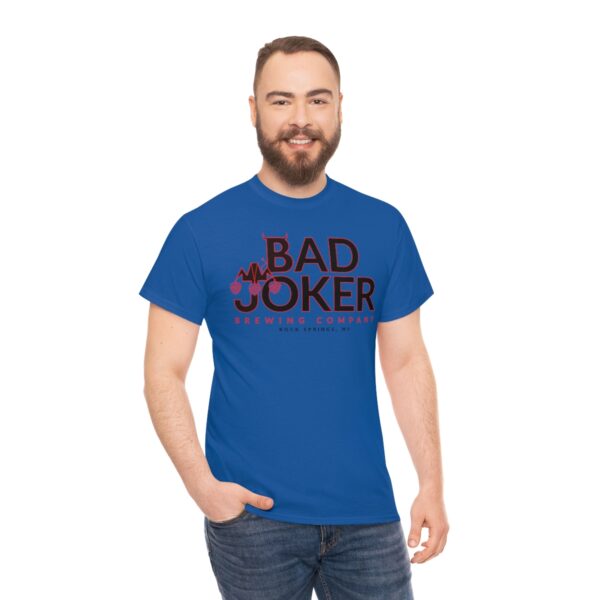 Bad Joker Brewing Company Men's Heavy Cotton Tee - Image 52