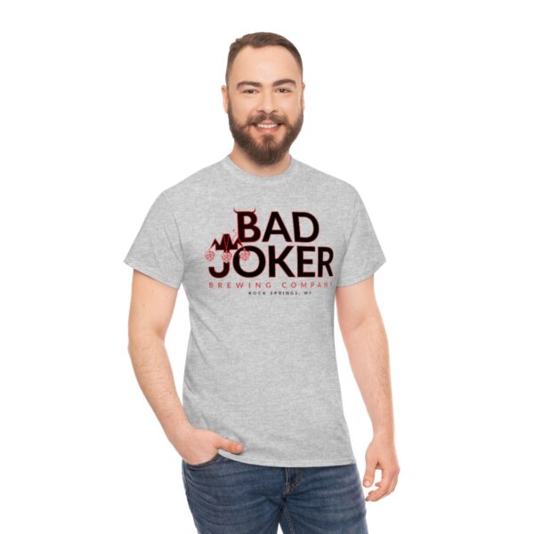 Bad Joker Brewing Company Men's Heavy Cotton Tee - Image 28