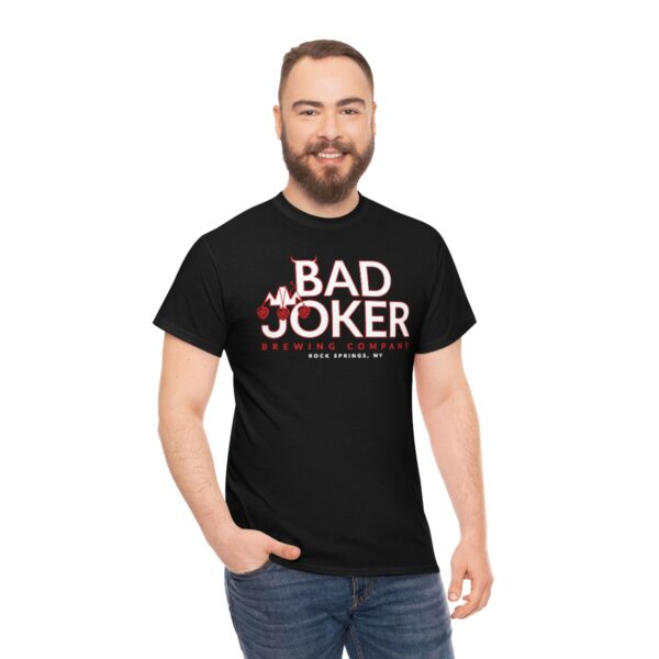 Bad Joker Brewing Company Men's Heavy Cotton Tee - Image 4