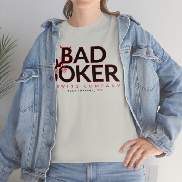 Bad Joker Brewing Company Men's Heavy Cotton Tee - Image 22