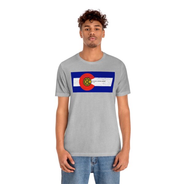 Elizabeth Brewing Company Colorado Flag Unisex Jersey Short Sleeve Tee - Image 3