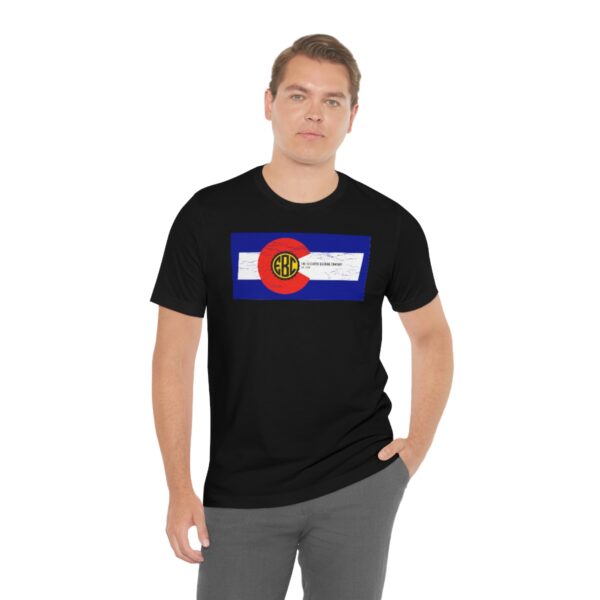 Elizabeth Brewing Company Colorado Flag Unisex Jersey Short Sleeve Tee - Image 21