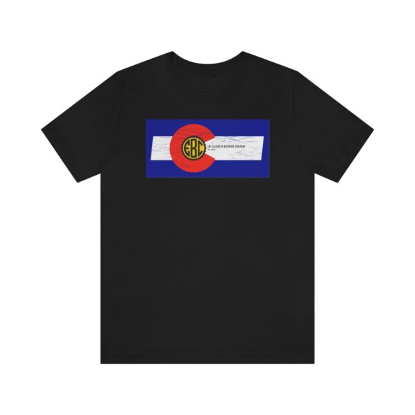 Elizabeth Brewing Company Colorado Flag Unisex Jersey Short Sleeve Tee - Image 17