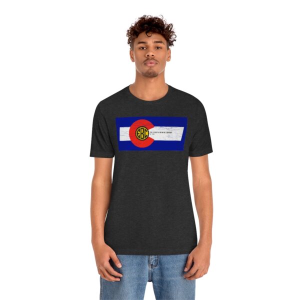 Elizabeth Brewing Company Colorado Flag Unisex Jersey Short Sleeve Tee - Image 43