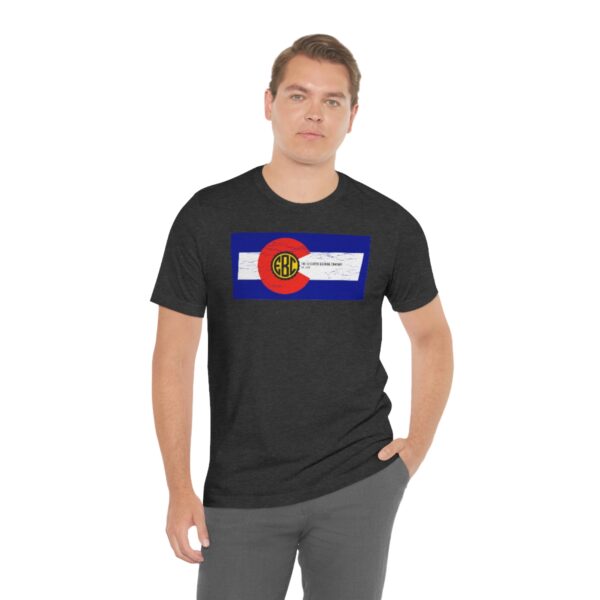 Elizabeth Brewing Company Colorado Flag Unisex Jersey Short Sleeve Tee - Image 45