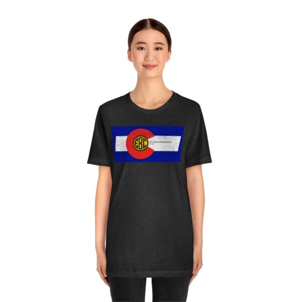 Elizabeth Brewing Company Colorado Flag Unisex Jersey Short Sleeve Tee - Image 42