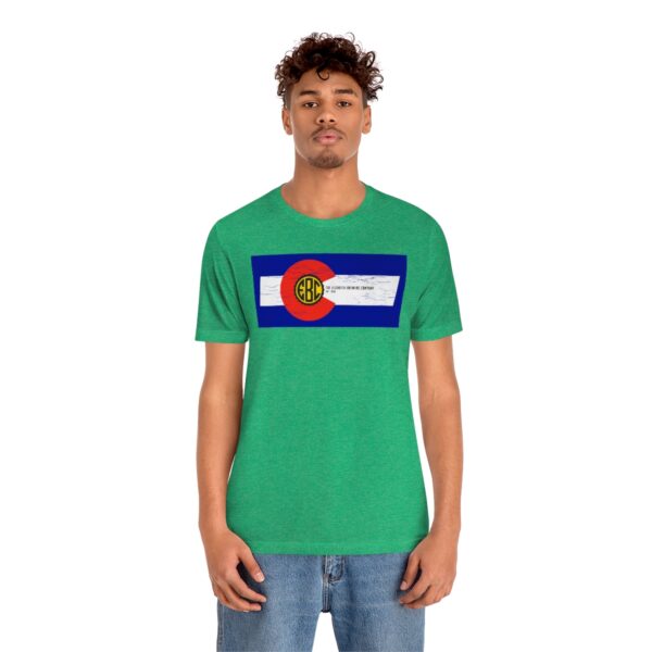 Elizabeth Brewing Company Colorado Flag Unisex Jersey Short Sleeve Tee - Image 35