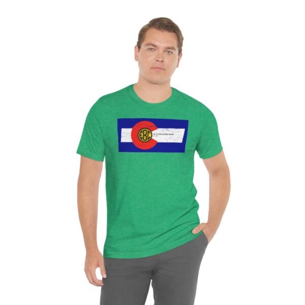 Elizabeth Brewing Company Colorado Flag Unisex Jersey Short Sleeve Tee - Image 37
