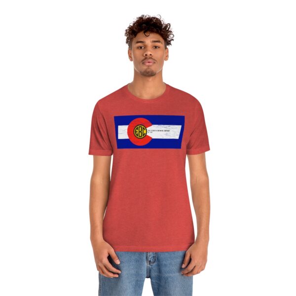 Elizabeth Brewing Company Colorado Flag Unisex Jersey Short Sleeve Tee - Image 51