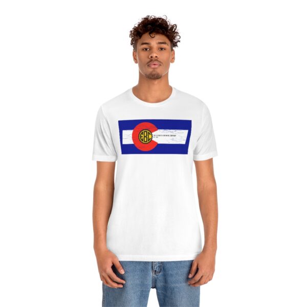 Elizabeth Brewing Company Colorado Flag Unisex Jersey Short Sleeve Tee - Image 11