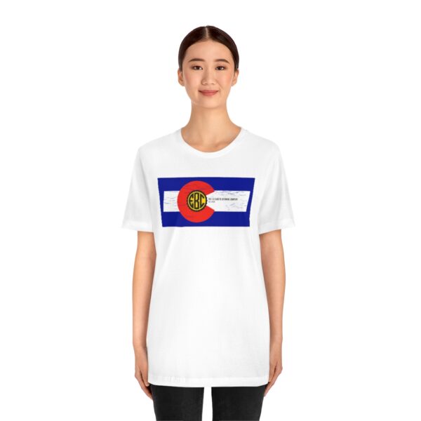 Elizabeth Brewing Company Colorado Flag Unisex Jersey Short Sleeve Tee - Image 10