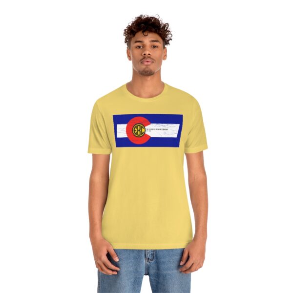 Elizabeth Brewing Company Colorado Flag Unisex Jersey Short Sleeve Tee - Image 27