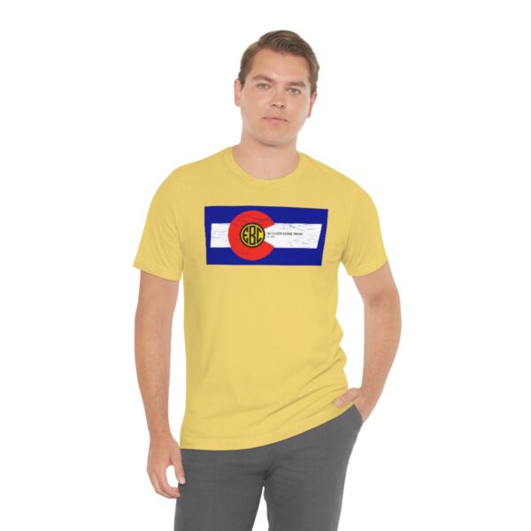 Elizabeth Brewing Company Colorado Flag Unisex Jersey Short Sleeve Tee - Image 29
