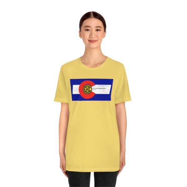 Elizabeth Brewing Company Colorado Flag Unisex Jersey Short Sleeve Tee - Image 26