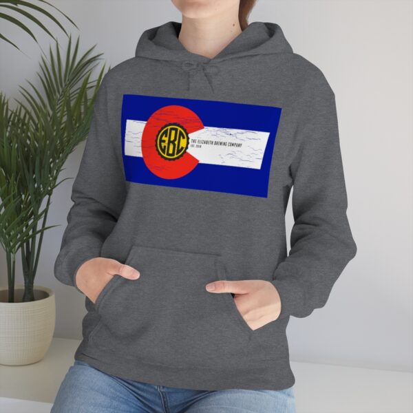Elizabeth Brewing Colorado Flag Men's Pullover Hoodie - Image 38