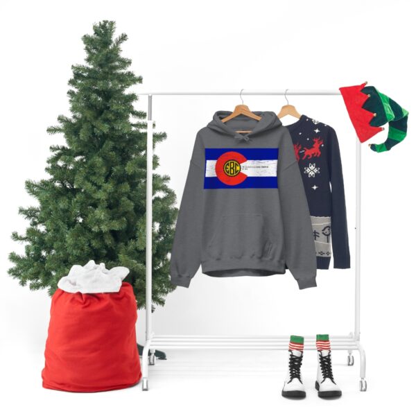 Elizabeth Brewing Colorado Flag Men's Pullover Hoodie - Image 40