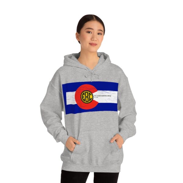 Elizabeth Brewing Colorado Flag Men’s Pullover Hoodie