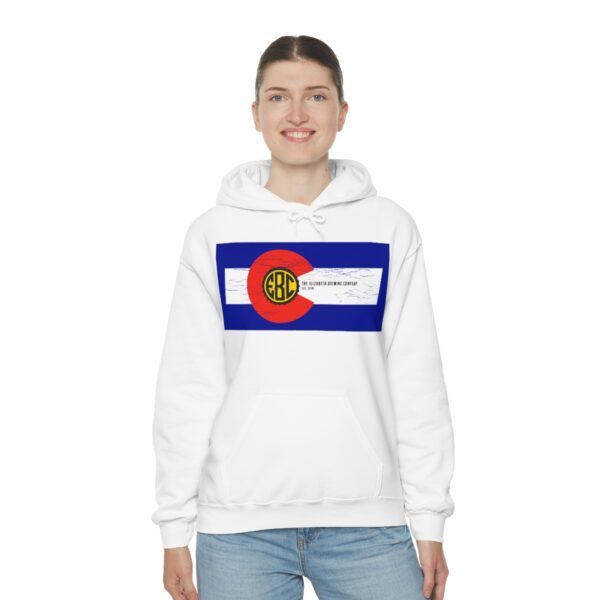 Elizabeth Brewing Colorado Flag Men's Pullover Hoodie - Image 12