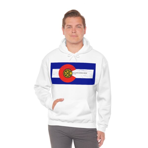 Elizabeth Brewing Colorado Flag Men's Pullover Hoodie - Image 13