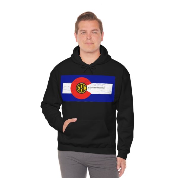 Elizabeth Brewing Colorado Flag Men's Pullover Hoodie - Image 21