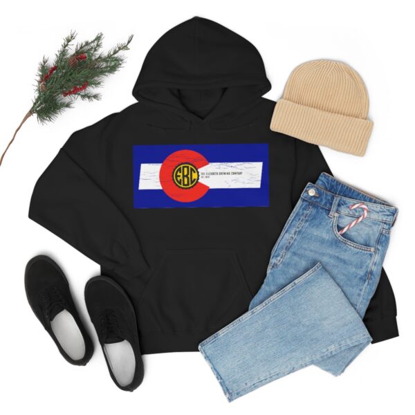 Elizabeth Brewing Colorado Flag Men's Pullover Hoodie - Image 23