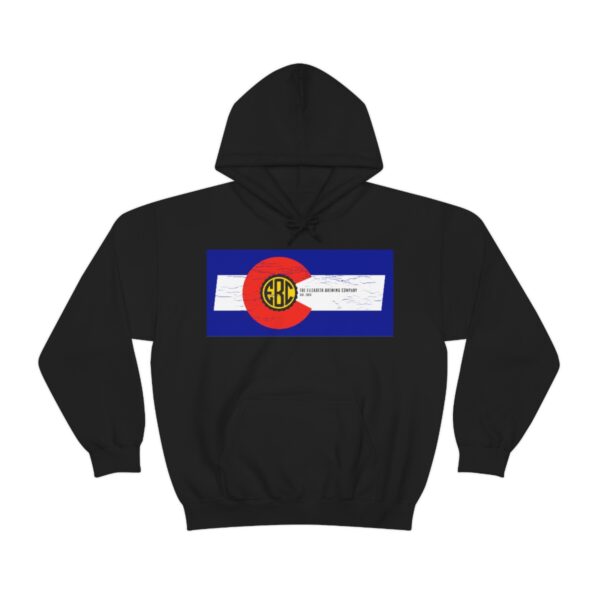 Elizabeth Brewing Colorado Flag Men's Pullover Hoodie - Image 17