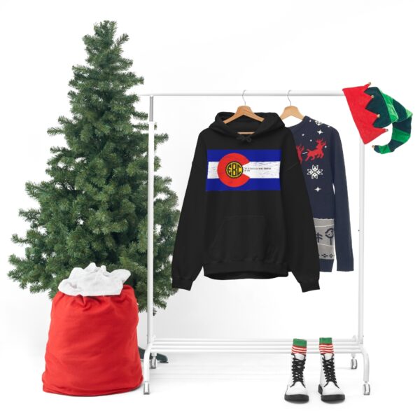 Elizabeth Brewing Colorado Flag Men's Pullover Hoodie - Image 24