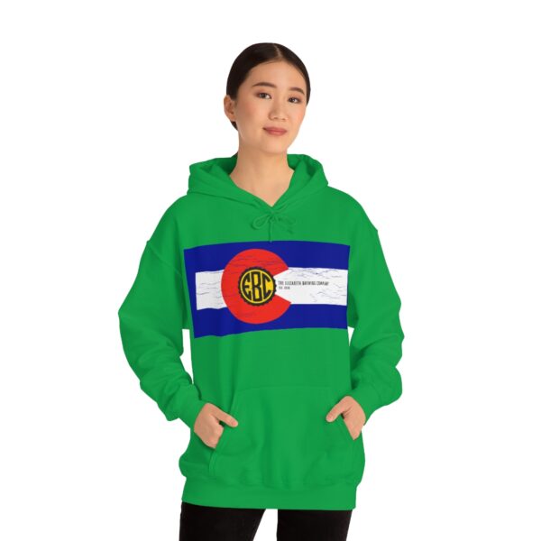 Elizabeth Brewing Colorado Flag Men's Pullover Hoodie - Image 26