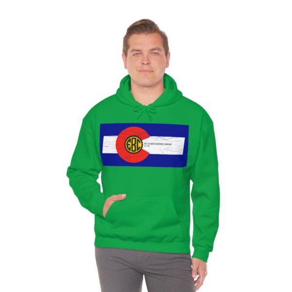 Elizabeth Brewing Colorado Flag Men's Pullover Hoodie - Image 29