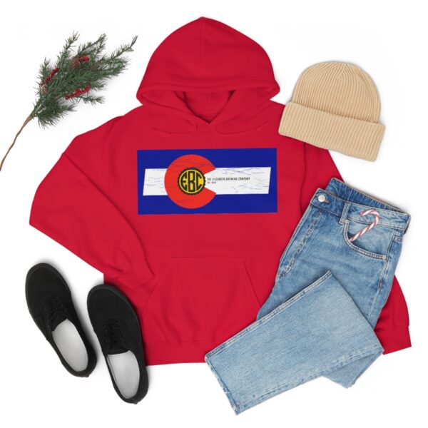 Elizabeth Brewing Colorado Flag Men's Pullover Hoodie - Image 63