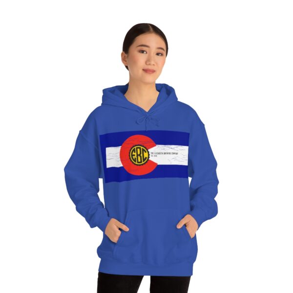 Elizabeth Brewing Colorado Flag Men's Pullover Hoodie - Image 50