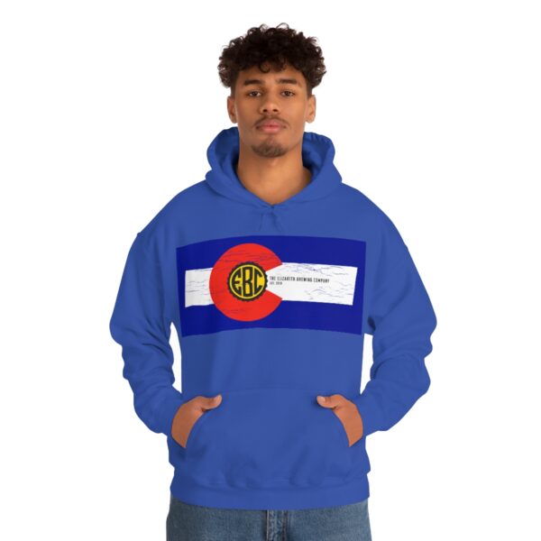 Elizabeth Brewing Colorado Flag Men's Pullover Hoodie - Image 51