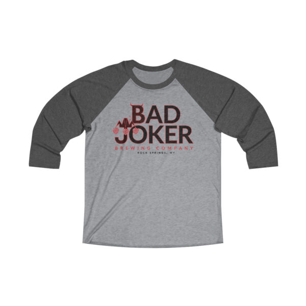 Bad Joker Brewing Company Unisex Tri-Blend 34 Raglan Tee