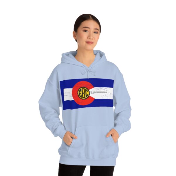 Elizabeth Brewing Colorado Flag Men's Pullover Hoodie - Image 42