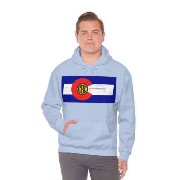 Elizabeth Brewing Colorado Flag Men's Pullover Hoodie - Image 45
