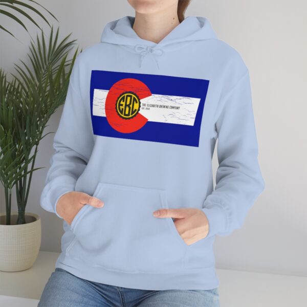 Elizabeth Brewing Colorado Flag Men's Pullover Hoodie - Image 46