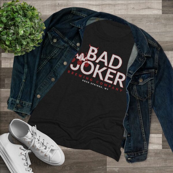Bad Joker Brewing Company Women's Triblend Tee - Image 2