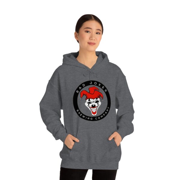 Bad Joker Brewing Circle Logo Men's Pullover Hoodie - Image 42