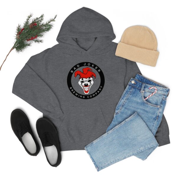 Bad Joker Brewing Circle Logo Men's Pullover Hoodie - Image 47