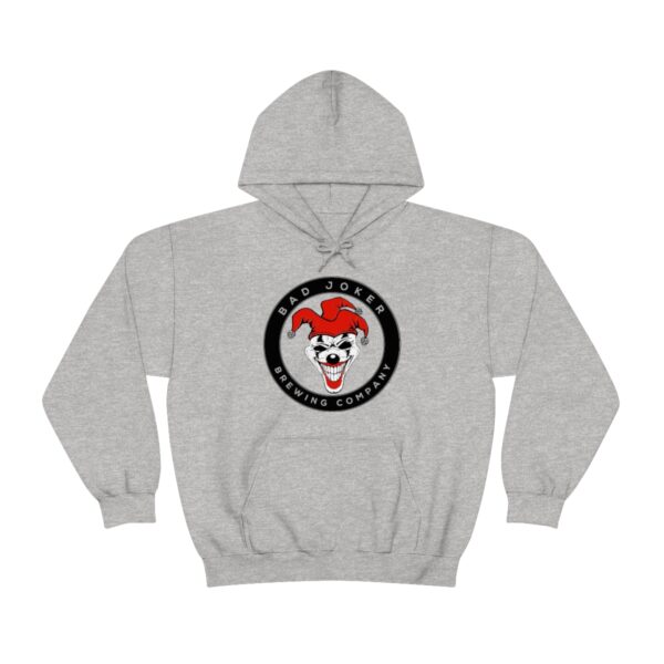 Bad Joker Brewing Circle Logo Men's Pullover Hoodie - Image 25