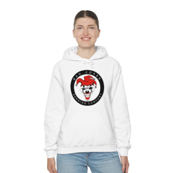 Bad Joker Brewing Circle Logo Men's Pullover Hoodie - Image 12