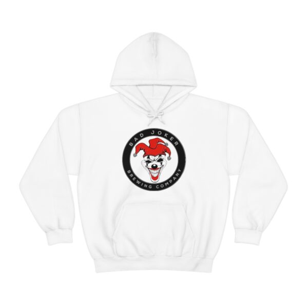 Bad Joker Brewing Circle Logo Men's Pullover Hoodie - Image 9