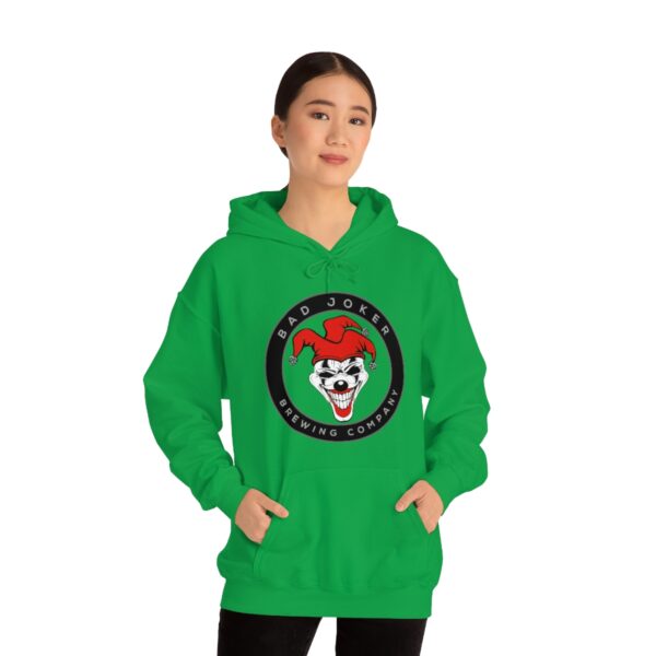 Bad Joker Brewing Circle Logo Men's Pullover Hoodie - Image 34