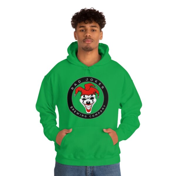 Bad Joker Brewing Circle Logo Men's Pullover Hoodie - Image 35