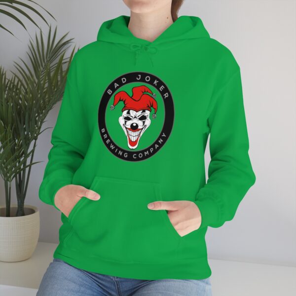 Bad Joker Brewing Circle Logo Men's Pullover Hoodie - Image 38
